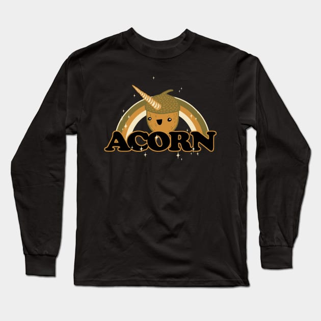 Acorn Long Sleeve T-Shirt by Hillary White Rabbit